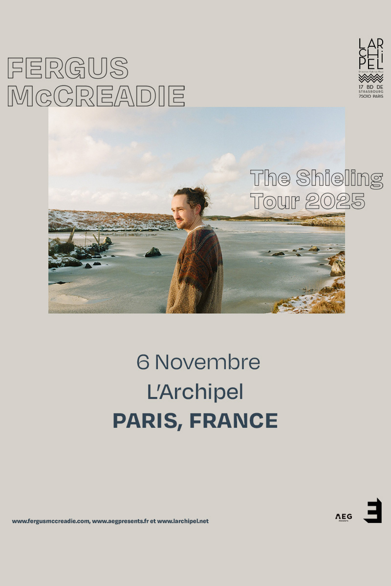 Visuel du concert de Fergus McCreadie à l'Archipel le 6 novembre